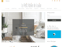 Tablet Screenshot of lepetitatelierdelouise.com